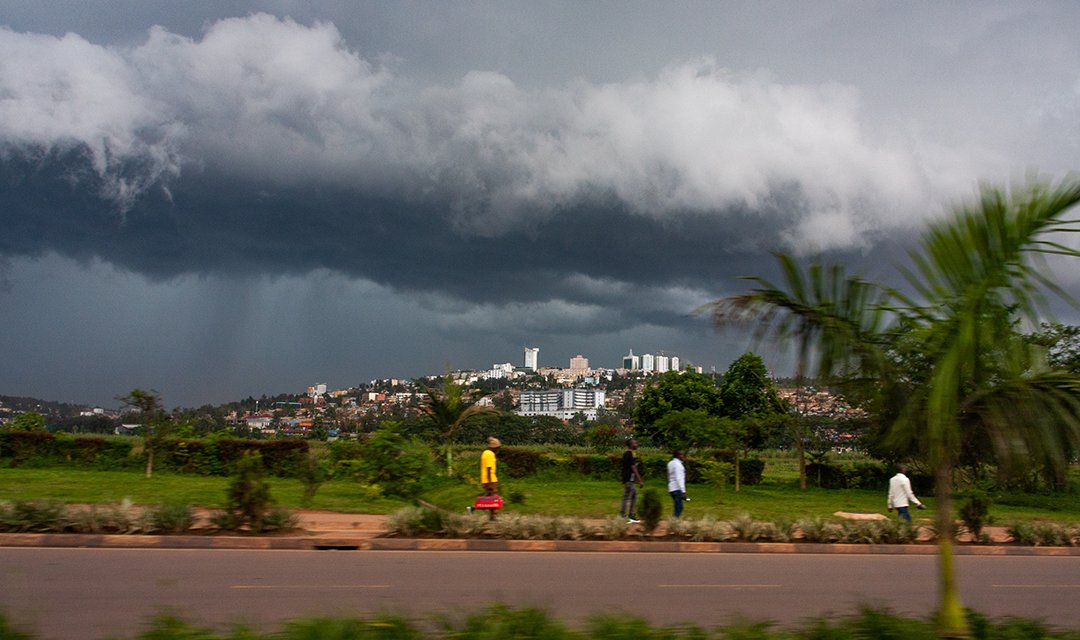 CMUEngineering's tweet card. CMU-Africa student Stephen Augustine is researching rainfall forecasting methodology that addresses food insecurity in Rwanda caused by shifting climates.