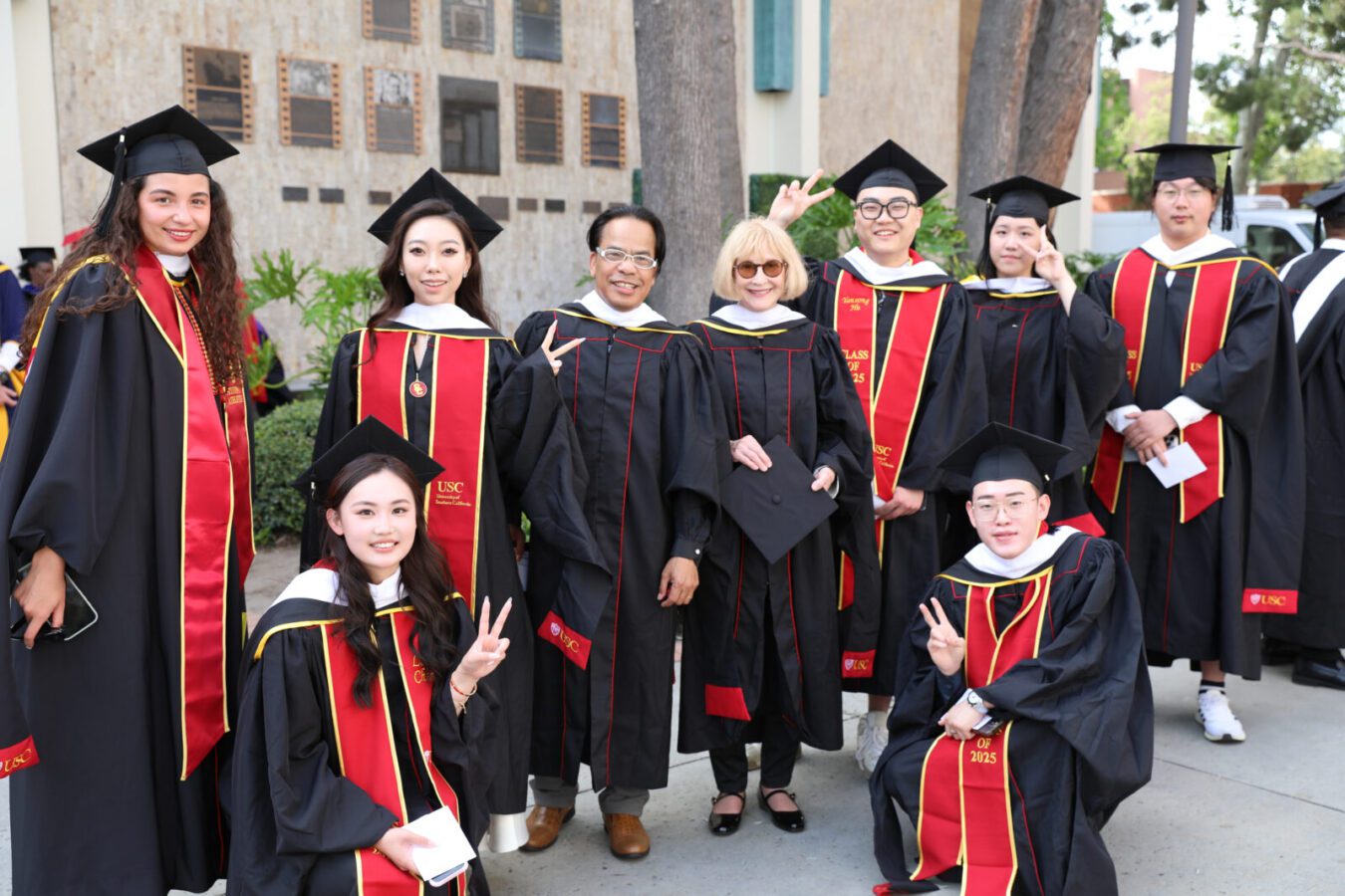 USCLeonardDavis's tweet card. The USC Leonard Davis School celebrated more than 240 graduates -- the school's largest-ever graduating class -- on May 16, 2025.