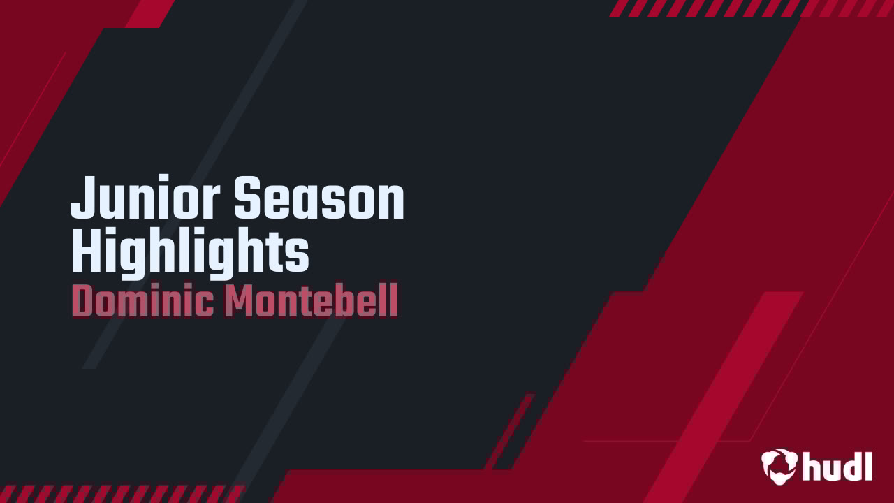 DomMonte12's tweet card. Junior Season Highlights
