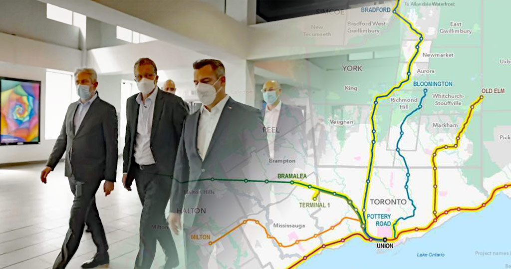 pressprogress's tweet card. The Trillium's Jack Hauen explains how Metrolinx gave up its dream of a world-class rail network, opting instead to build the