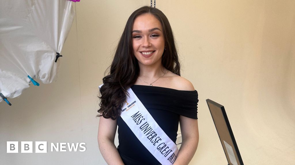 BBCWalesNews's tweet card. Mary Ainsworth is preparing to compete for the Miss Universe GB title after growing up in care.