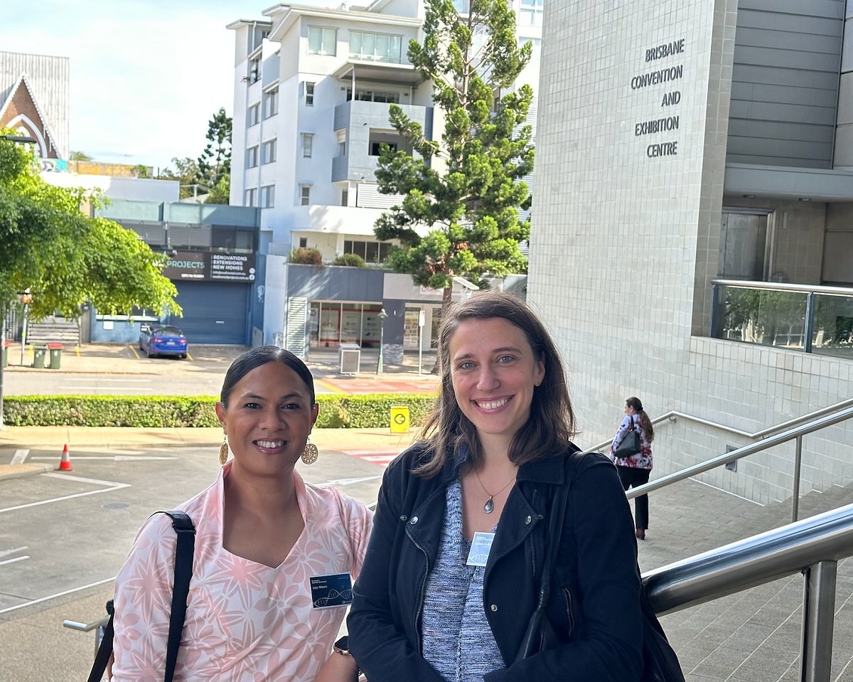 VariantBio's tweet card. Team members from Variant Bio visited Brisbane, Australia to present on genomics research and meet with study collaborators in Queensland