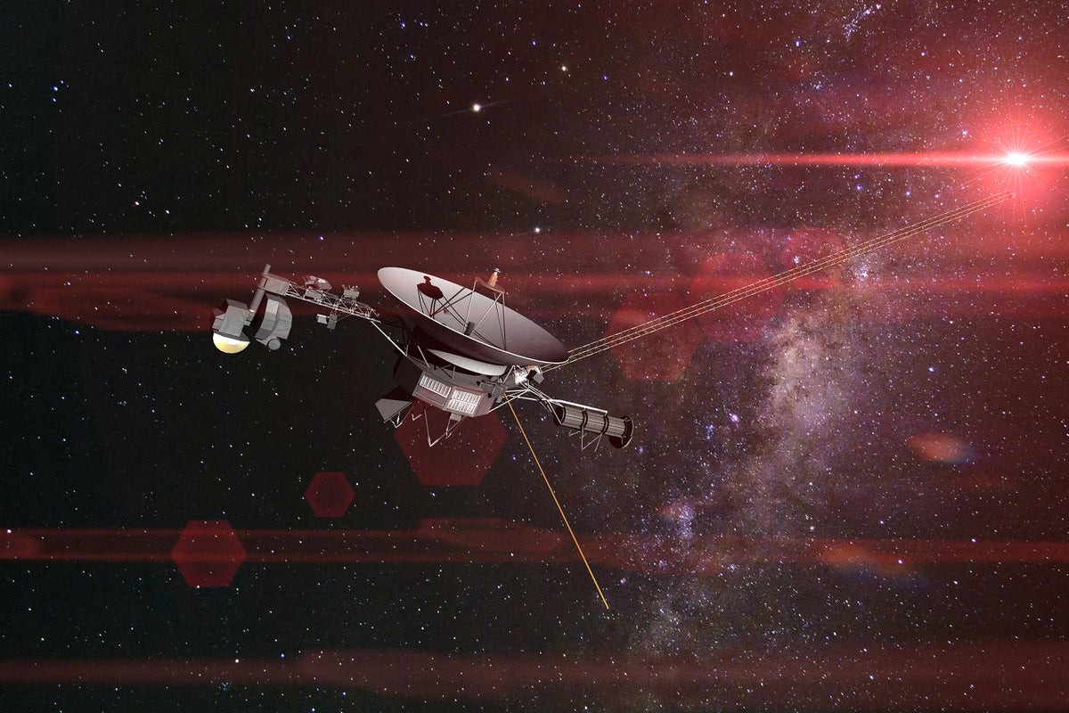 sciam's tweet card. For two decades now, the iconic twin Voyager spacecraft have been quietly overturning everything we thought we knew about the boundary between our solar system and interstellar space