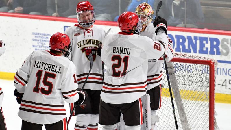 SLUsaints's tweet card. Charles W. Appleton II head coach Brent Brekke and the St. Lawrence University men's hockey team have announced their 2025-26 centennial year schedule that includes 12 non-conference games, a pair of...