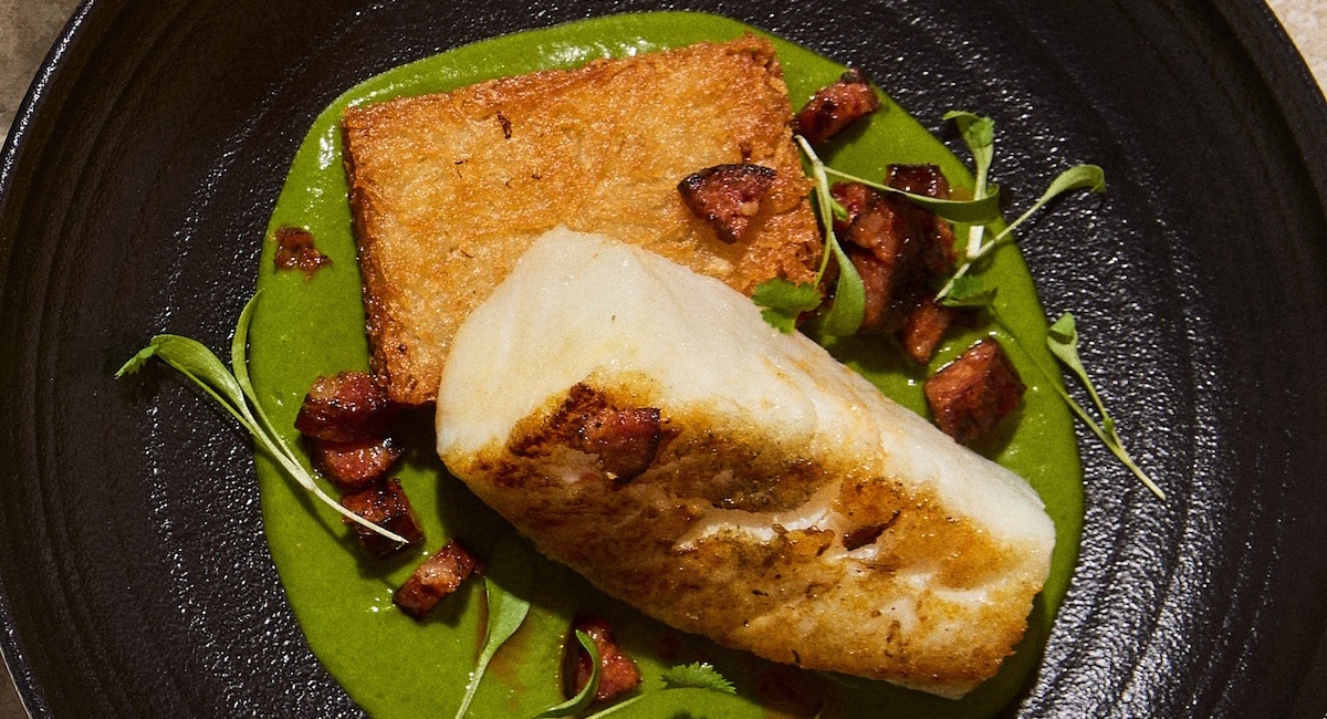 RetailersofMA's tweet card. From seared with caldo verde-inspired sauce to classic fish and chips.