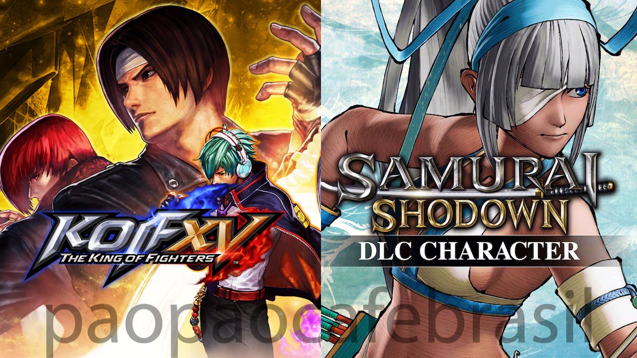 AhlexTerry's tweet card. Steam, PS Store e Xbox estão com várias promoções da SNK.