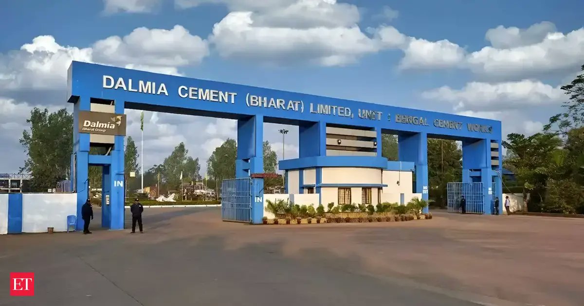 EconomicTimes's tweet card. Dalmia Bharat will postpone the construction of its planned 6 million tonne greenfield cement plant in Jaisalmer, Rajasthan, until the outcome of its bid for Jaiprakash Associates' assets is clear....