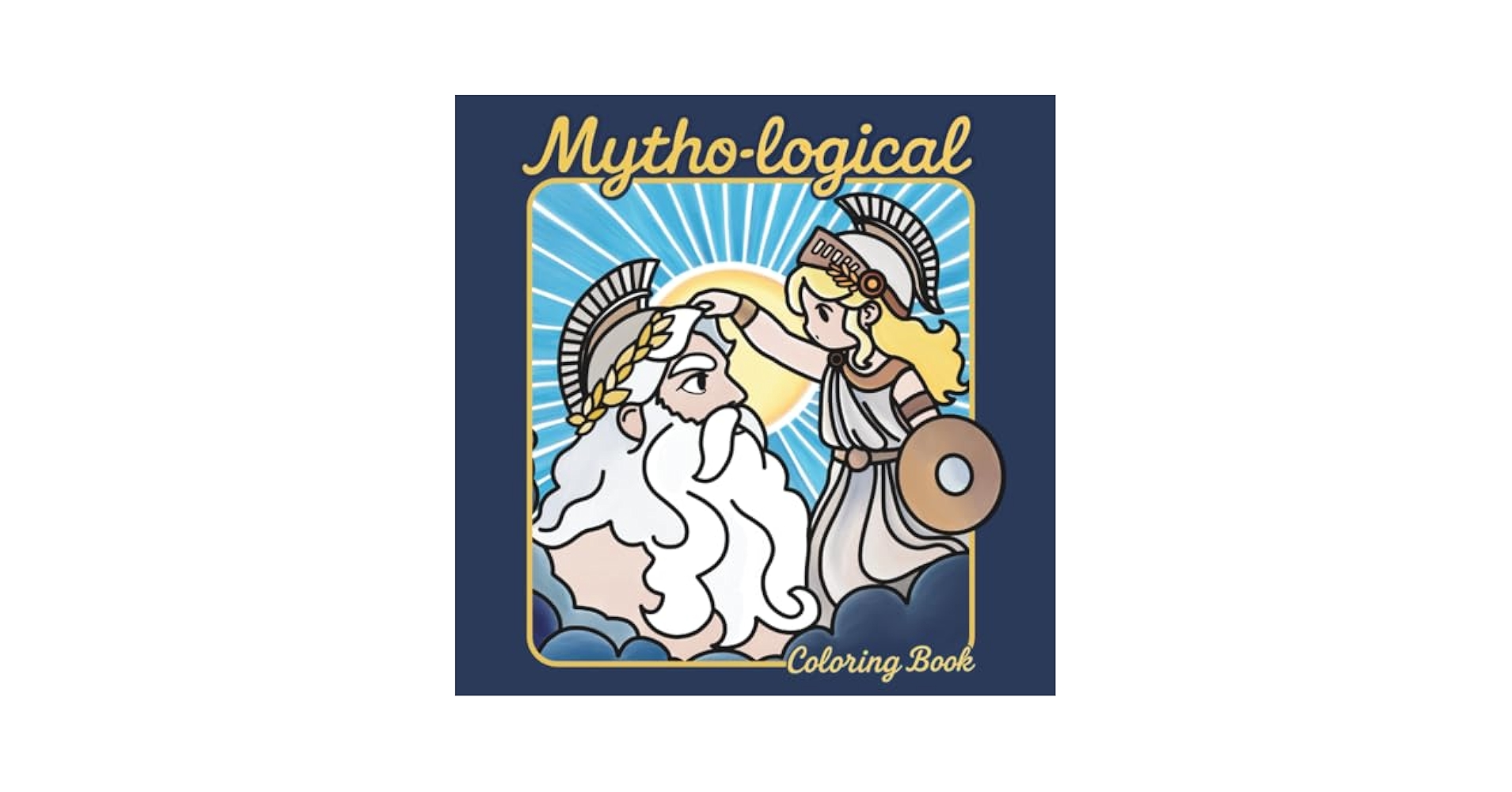 CachetMarie's tweet card. Mytho-Logical Coloring Book: 25 Hand-Drawn Myths to Color with Quotes from Ancient Texts