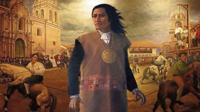 danich45bis's tweet card. Túpac Amaru II, José Gabriel Condorcanqui, la gran rebelión, historia peruana, virreinato, 19-3-1738, descendiente del Inca, el rebelde inca,