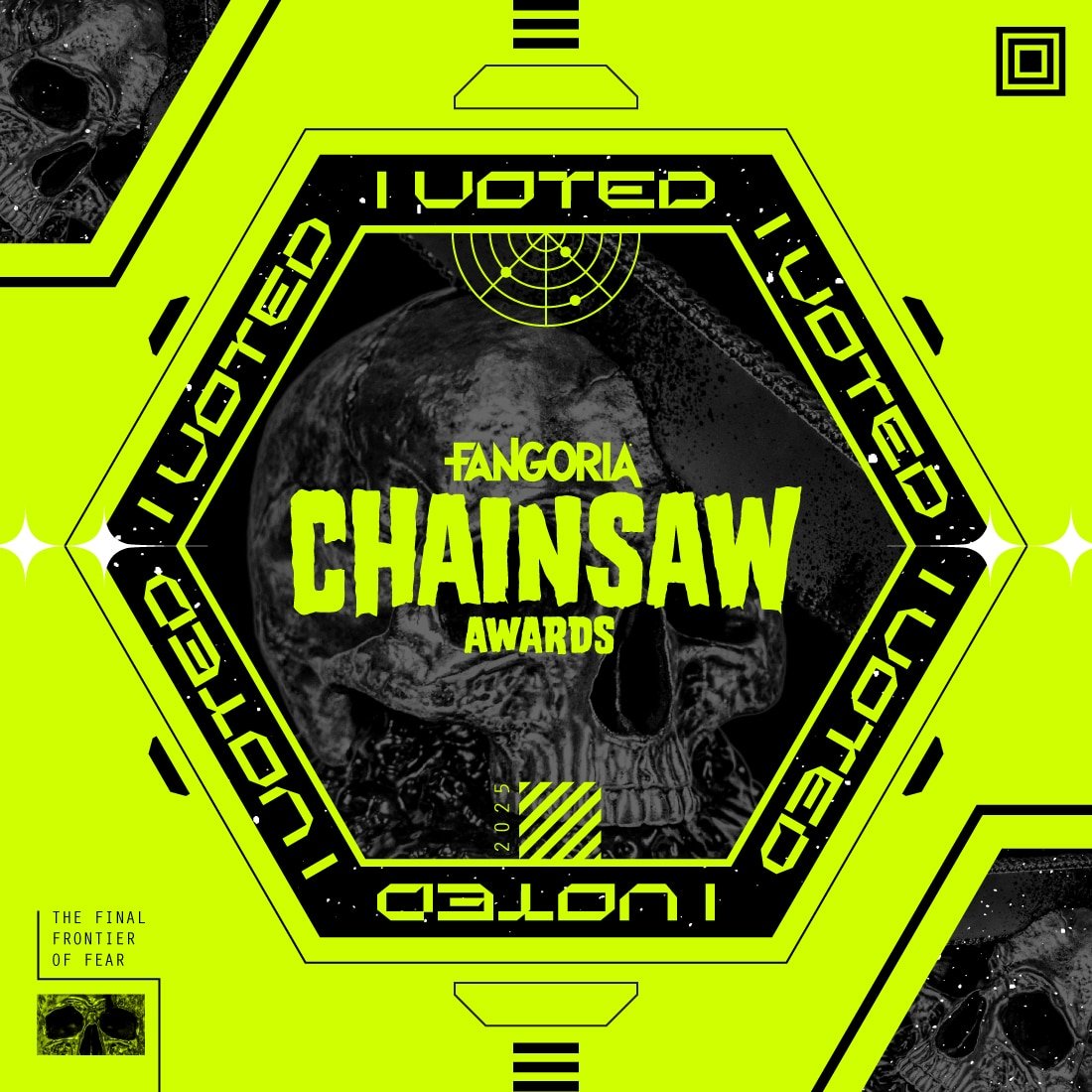 KingLawlerfan's tweet card. I voted! Now it's your turn. #ChainsawAwards
