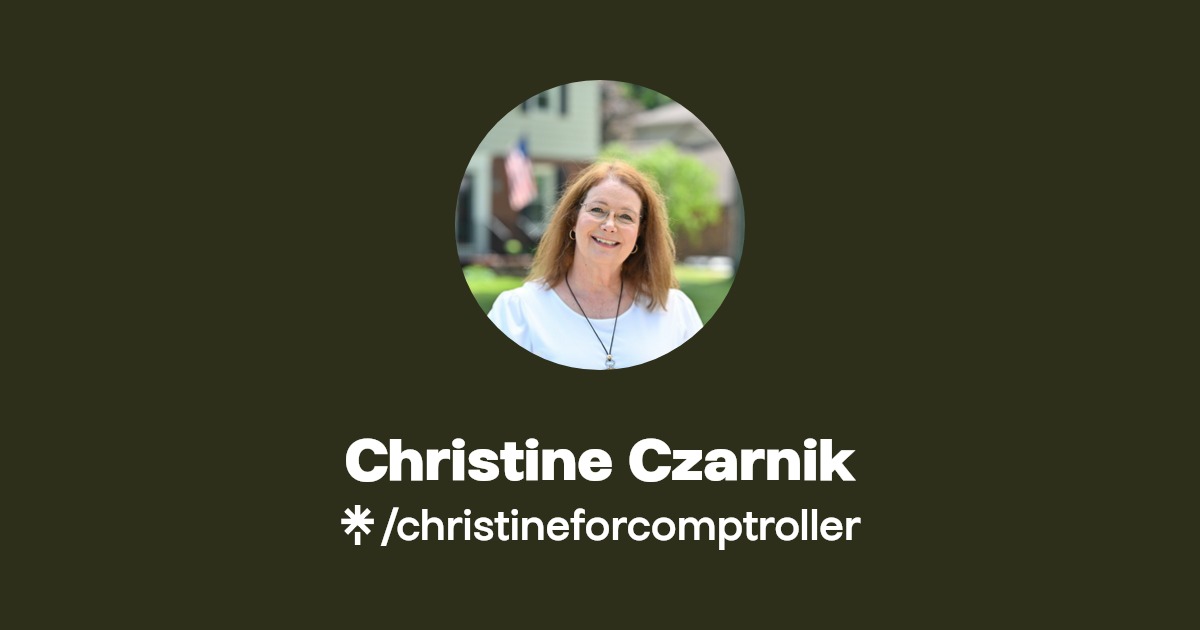 CzarnikForErie's tweet card. Candidate for Erie County Comptroller.