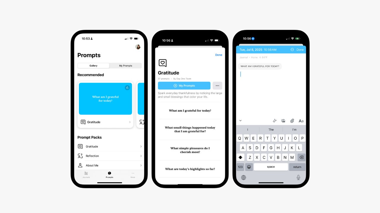 dayone's tweet card. Discover themed journaling prompts, AI summary tools, and a faster way to join Labs—all inside the app.