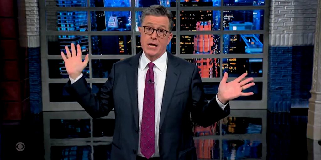 WooPig83's tweet card. The Late Show with Stephen Colbert's $40 million annual losses led to its cancellation according to two liberal media columns, dismissing political motivations.
