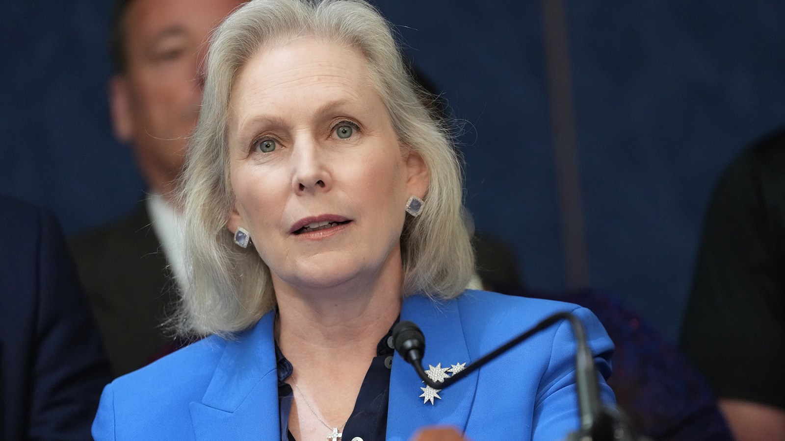 DavidGiambusso's tweet card. New York Sen. Kirsten Gillibrand’s office walked back her suggestion that the New York mayoral nominee had supported “global jihad.”