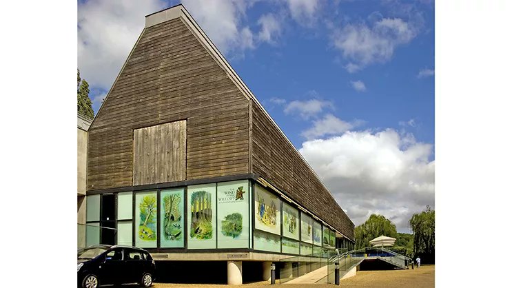 ArchRecord's tweet card. The foundation that operates the Pritzker Prize winner’s first major U.K. project said that the cost of maintaining the building had become unsustainable. 