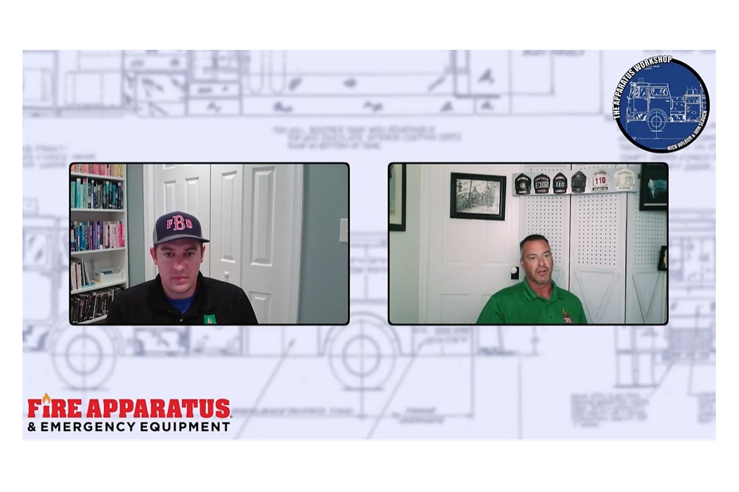 FireApparatus1's tweet card. This Podcast covers the many different ways weight impacts apparatus specification and design from delivery to end of life.