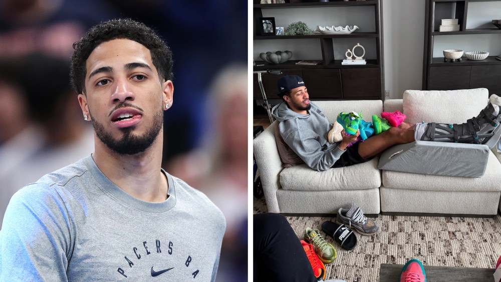 wwd's tweet card. Salehe Bembury revealed Tyrese Haliburton's first signature sneaker, the Puma Hali 1, in ten new colorways. Find out more about the shoes here.