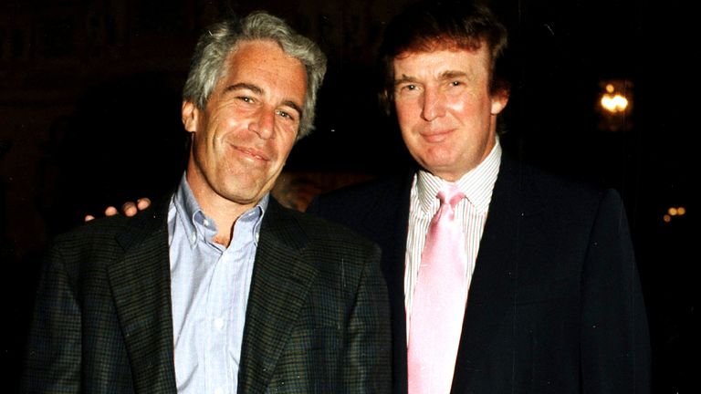 A202220222000's tweet card. The US president is under unprecedented pressure from the public to release the so-called Epstein files - but Mr Trump had a history with the paedophile financier long before allegations against him...