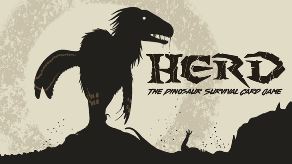 FossilPunk's tweet card. The exciting and beautifully illustrated semi-cooperative card game of Dinosaur Survival