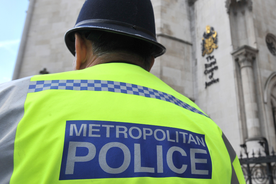 PoliceWatch666's tweet card. An officer has been fire from the Met Police it was alleged he touched a female colleague on the buttock in a "sexual manner".