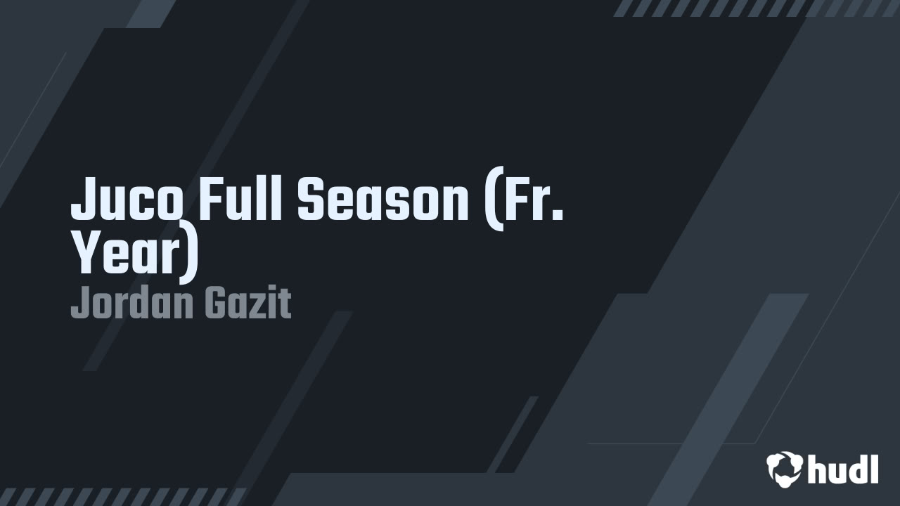 GazitJordan's tweet card. Juco Full Season (Fr. Year)
