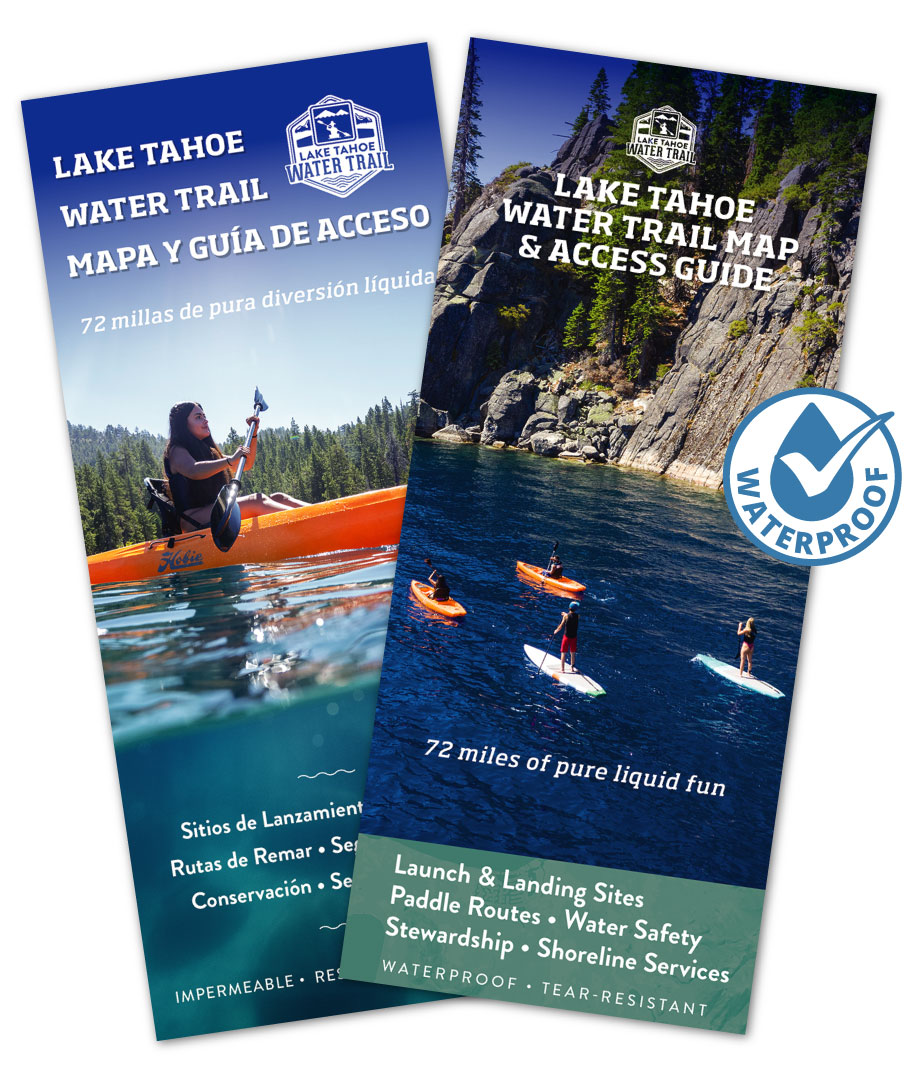 TahoeWaterTrail's tweet card. Watch weather and marine forecasts and plan your route to be able to get off the water safely and quickly in the event of high waves, rain, snow, or lightning.