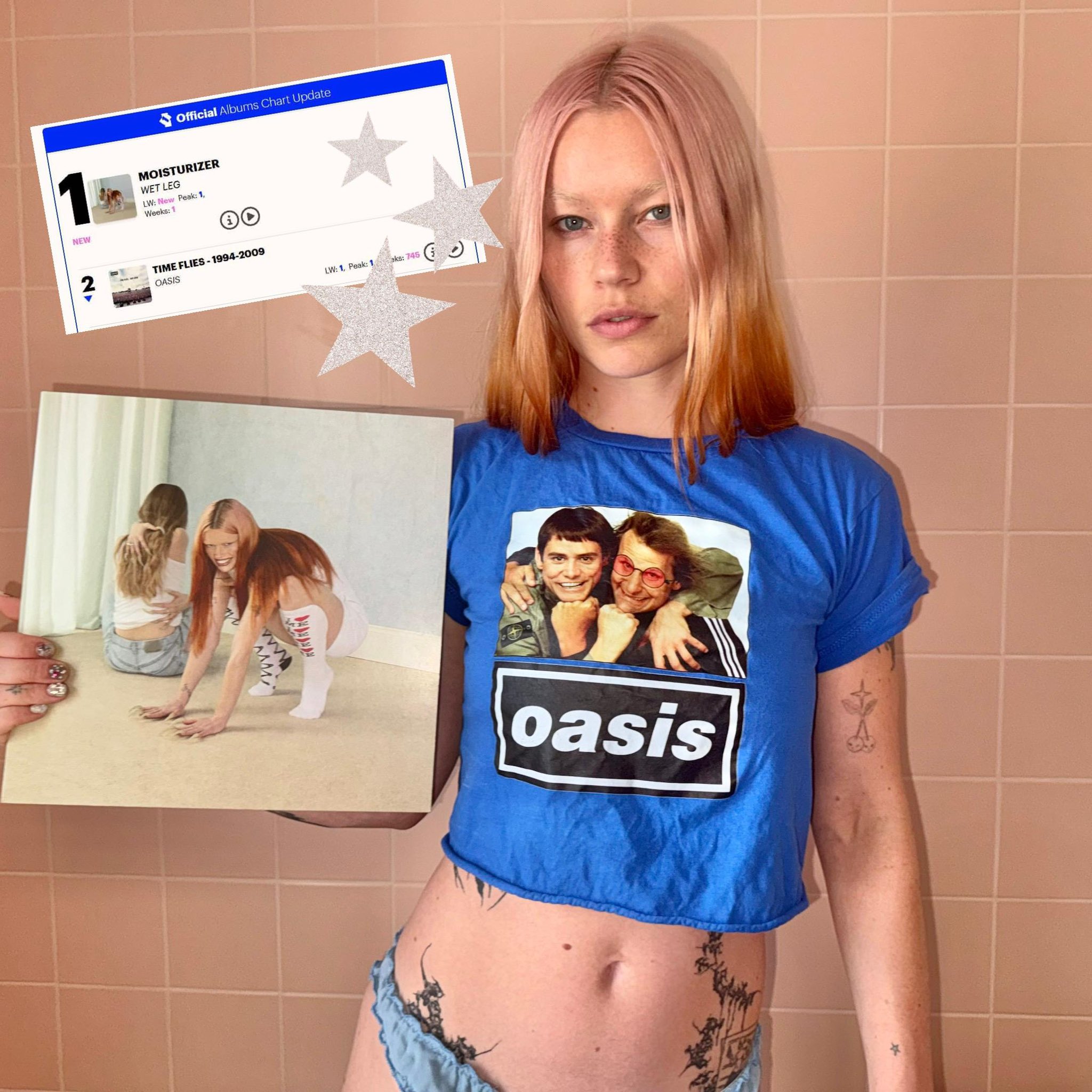 jefftyson's tweet card. Oasis might have had an unbelievable reunion after 16 years, but that hasn’t stopped Wet Leg from swooping in to seize the #1 spot on the UK album chart with moisturizer. Last week, Oasis’ singles...