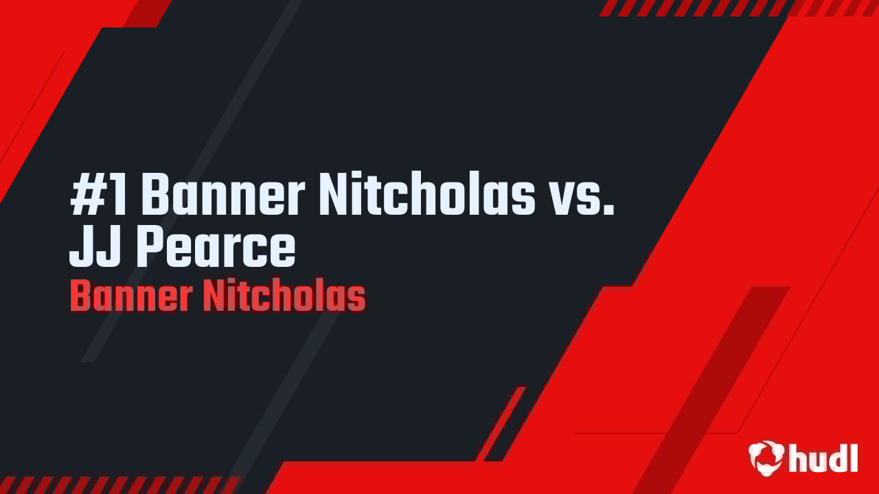 Bannernitch's tweet card. #1 Banner Nitcholas vs. JJ Pearce