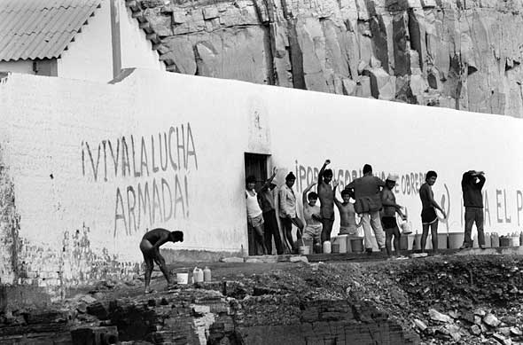 PartisanReposts's tweet card. On June 19, 1986, prisoners of war and political prisoners in the El Fronton, Lurigancho and Callao prisons in Peru waged a fierce resistance against the attempted extermination and genocide by the…