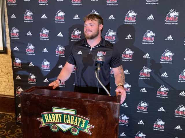 ECNSports's tweet card. Batavia’s Quinn Urwiler sees redshirt season start to pay off for Northern Illinois.