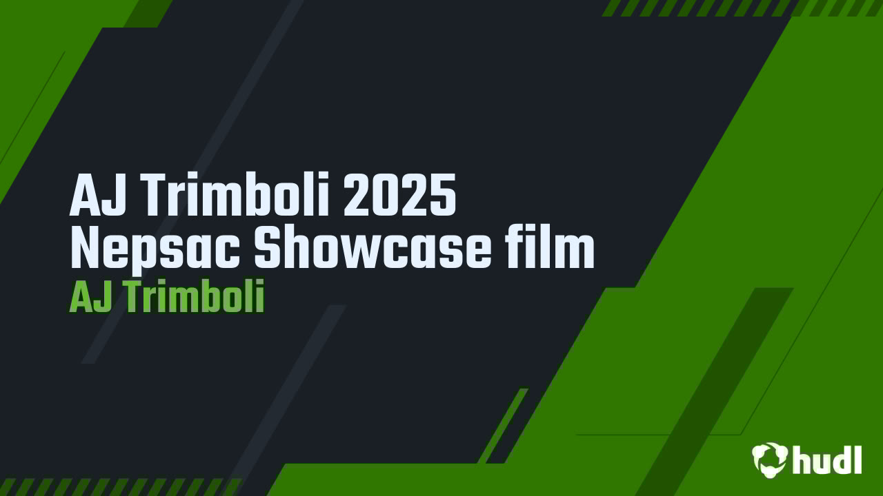 AjTrimboli's tweet card. AJ Trimboli 2025 Nepsac Showcase film