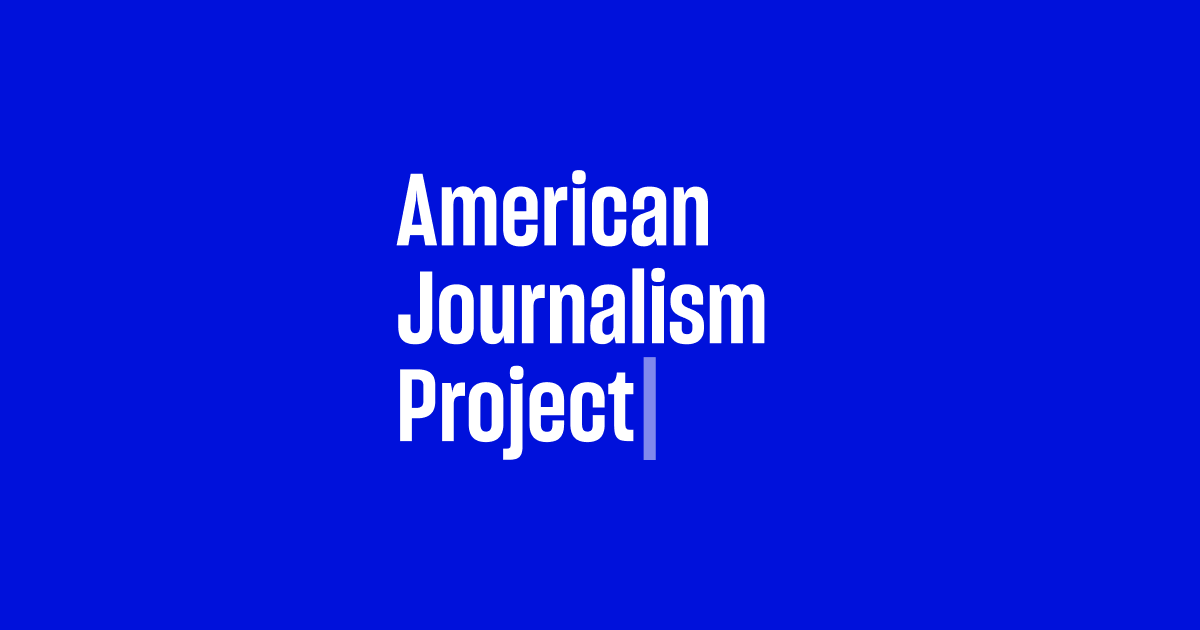 JournalismProj's tweet card. Request for proposals: AJP Resource Hub Development - American Journalism Project