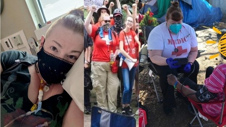 Anarchitect918's tweet card. Hello, friends. I am a disabled, queer, gender queer activist and community organ… Sonja Anarchitect needs your support for Dedicated Activist's Cancer Battle