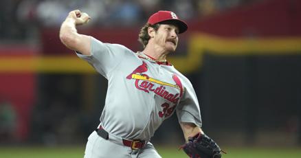 STL_SportsNews's tweet card. Miles Mikolas, the team's worst starter of late after Erick Fedde's departure, starts Friday for the Cardinals vs. the Padres at 6:15 p.m. at Busch Stadium.