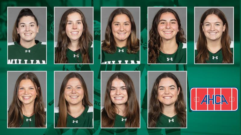 HWSAthletics's tweet card. Nine members of the William Smith ice hockey team were named Krampade All-American Scholars by the American Hockey Coaches Association. Since 2017, 31 Herons have earned 53 All-American Scholar...