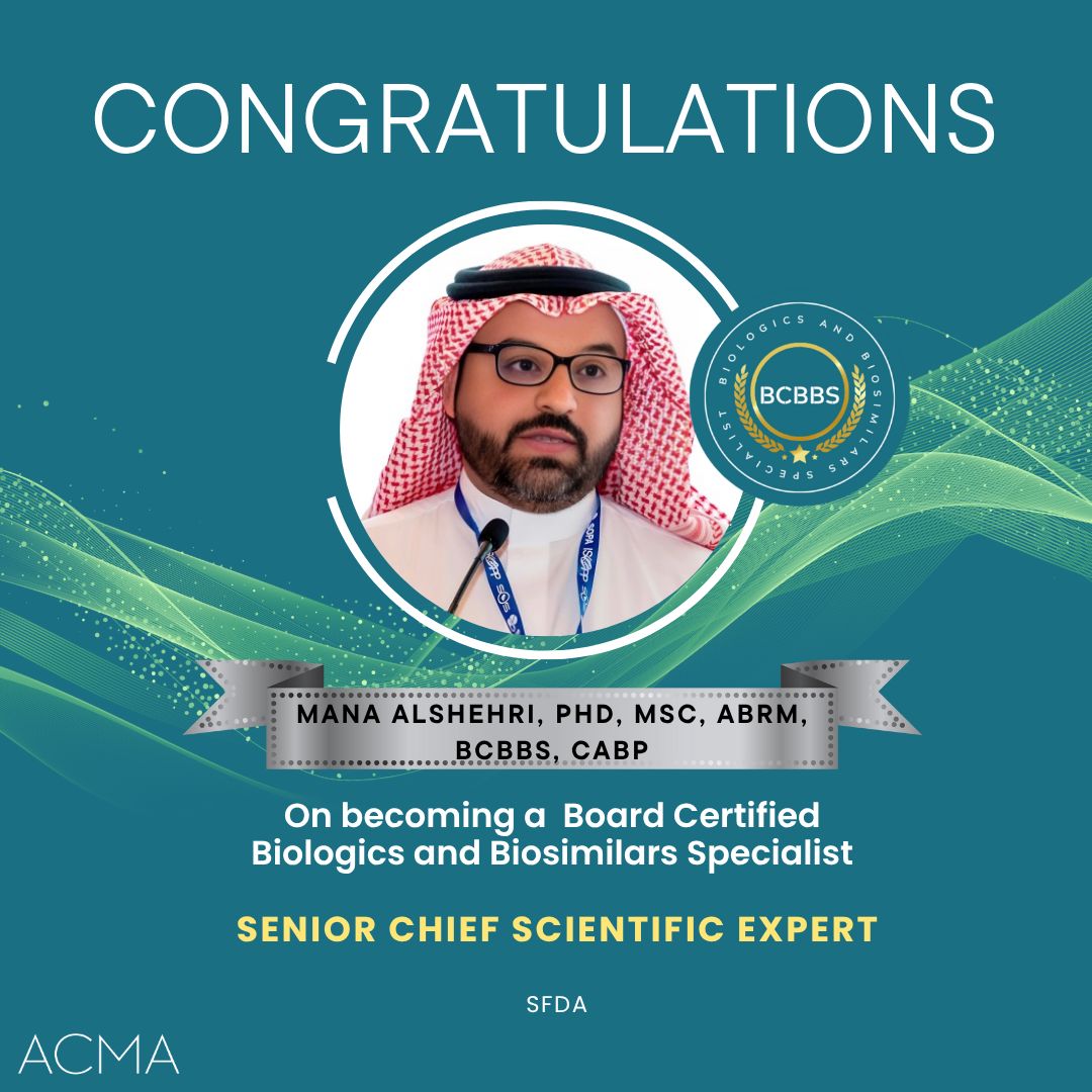 manaalshehri1's tweet card. 🎓 Congratulations to our newest BCBBS® graduate! 👏 You’ve officially joined an elite group of professionals certified through the Board Certified Biologics and Biosimilars Specialist (BCBBS®)...