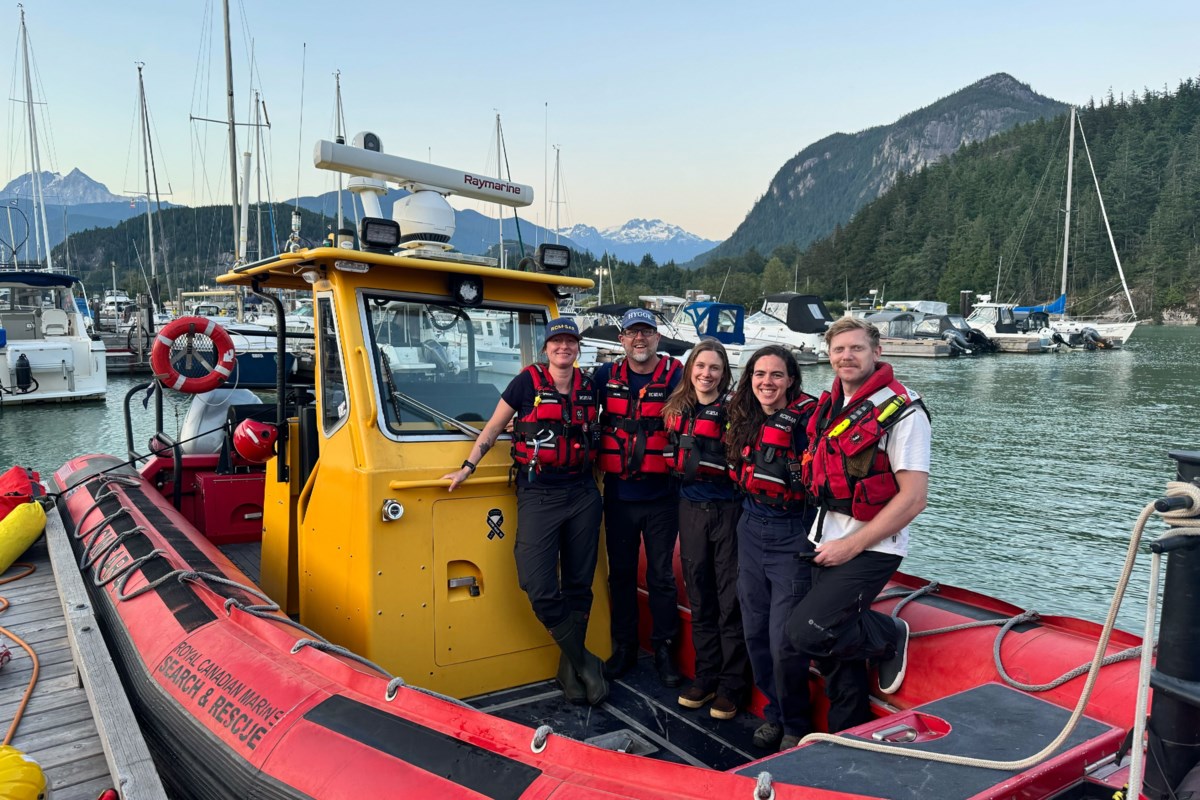 Thuncher's tweet card. The Royal Canadian Marine Search and Rescue team in Squamish isn’t just about emergency response—it’s about constant preparation.