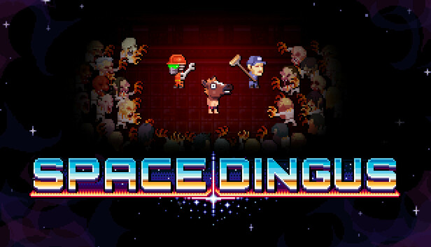 rocketcatgames's tweet card. Space Dingus is a co-op horror road trip, in SPACE! Manage your ship, lead a crew full of jerks, and explore a dangerous galaxy in a last-ditch effort to save your home. Every run is randomized, with...