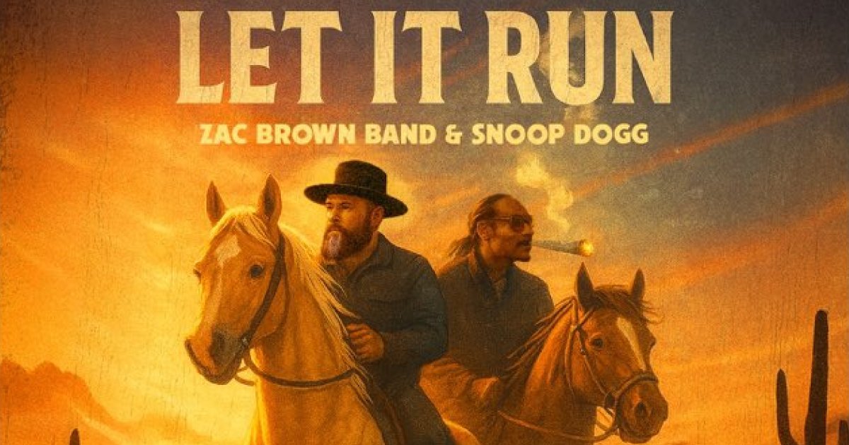 L4LM's tweet card. Co-written by Zac Brown, Snoop Dogg, Andy Frasco, Chris Gelbuda, and John WidoMakr, "Let It Run" aims to put a stop to sloppy stoners.