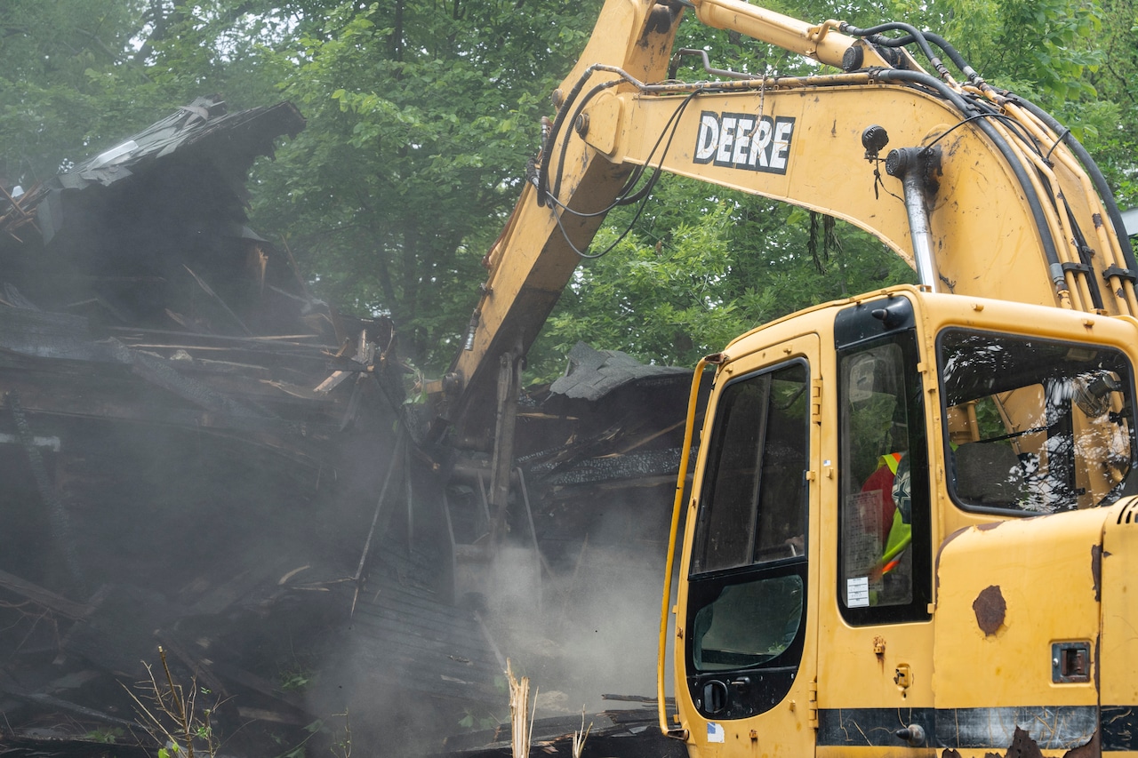 MLivePolitics's tweet card. The city of Flint is adding a new funding stream to its arsenal for tearing down some blighted and abandoned homes — escrow funds from properties that were covered by insurance when they burned down...