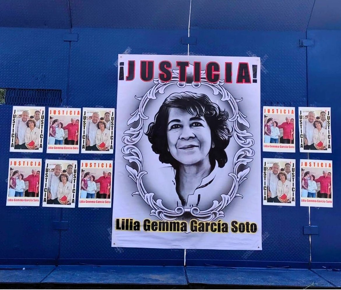 laminuta's tweet card. En el quinto estado más seguro del país, según el secretario de Gobierno, Jesús López Romero, matan en el palacio municipal a la presidenta de San Mateo Piñas, Lilia Gema García Soto, y todos los...