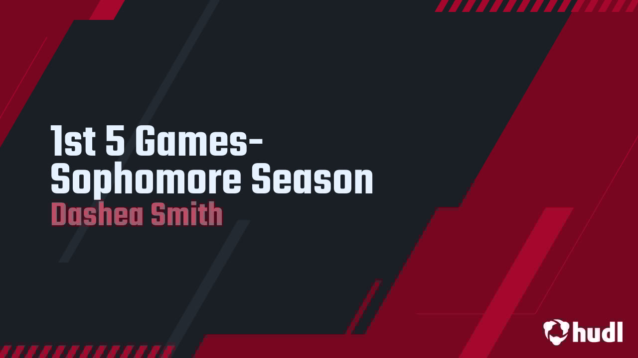 DaSmith422's tweet card. 1st 5 Games- Sophomore Season