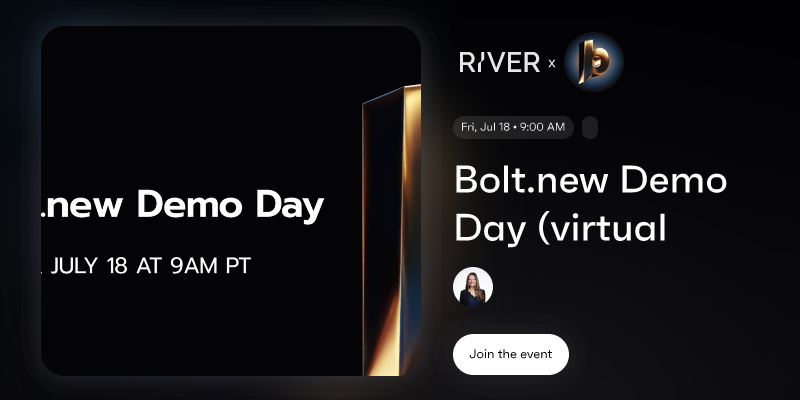 beverly_pell's tweet card. Bolt.new Demo Day (virtual)