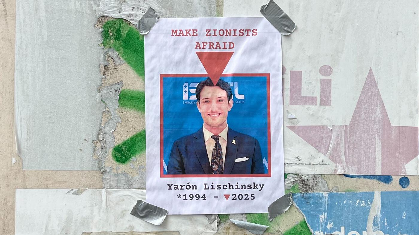 NJH_DACH's tweet card. Yaron Lischinsky und seine Freundin sind am Mittwochabend in Washington ermordet worden. In Berlin machen sich Israelhasser über ihn lustig und drohen Juden.