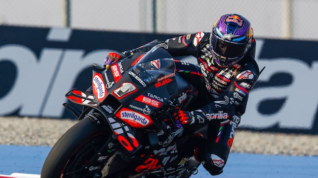 Juan_Guti's tweet card. El vigente campeón de MotoGP ha regresado al Mundial en Brno, 96 días después de su grave accidente en Qatar, con un meritorio quinto puesto en los libres.