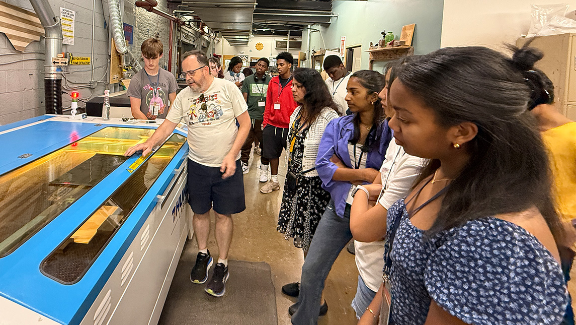 UNCG's tweet card. Dean Dr. Joy Bhadury impressed that mindset upon the campers during the closing ceremony. "AI won't take your jobs," he declared. "But I will tell you who will take your jobs: it will be somebody who...