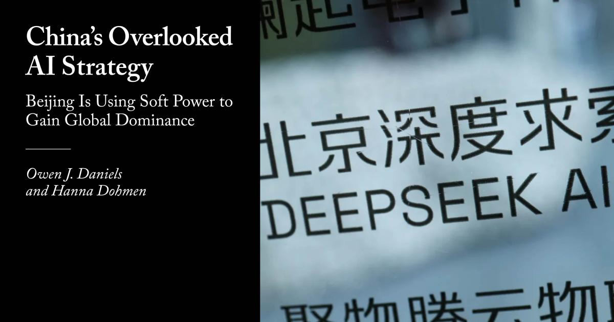 ConservaWonk's tweet card. Beijing is using soft power to gain global dominance.
