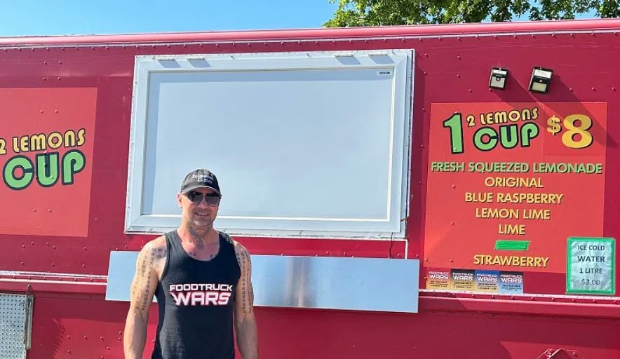 CJMENews's tweet card. The festivals will run until July 27 at 2701 Porter Street, with more than 25 food trucks and more than 30 craft Canadian alcohol vendors as well as other entertainment, like a hot dog eating contest.