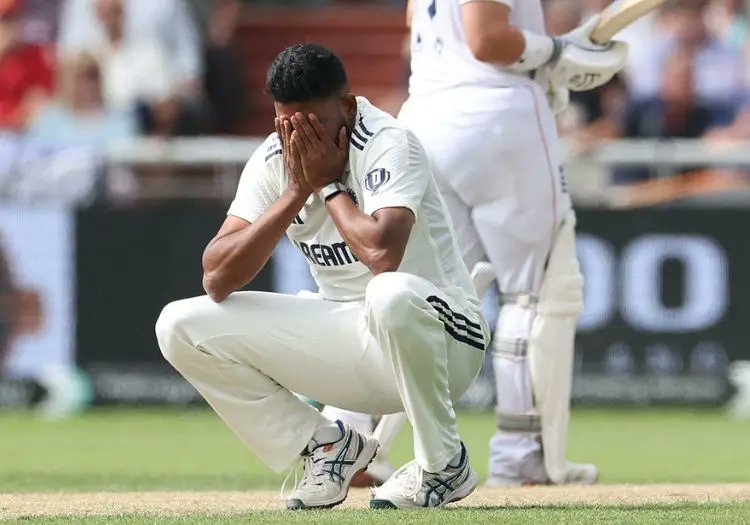 TheCricketerMag's tweet card. MELINDA FARRELL AT OLD TRAFFORD: A third straight series defeat is facing the tourists unless they deliver a miracle on the two days which remain, or if the weather comes to their aid