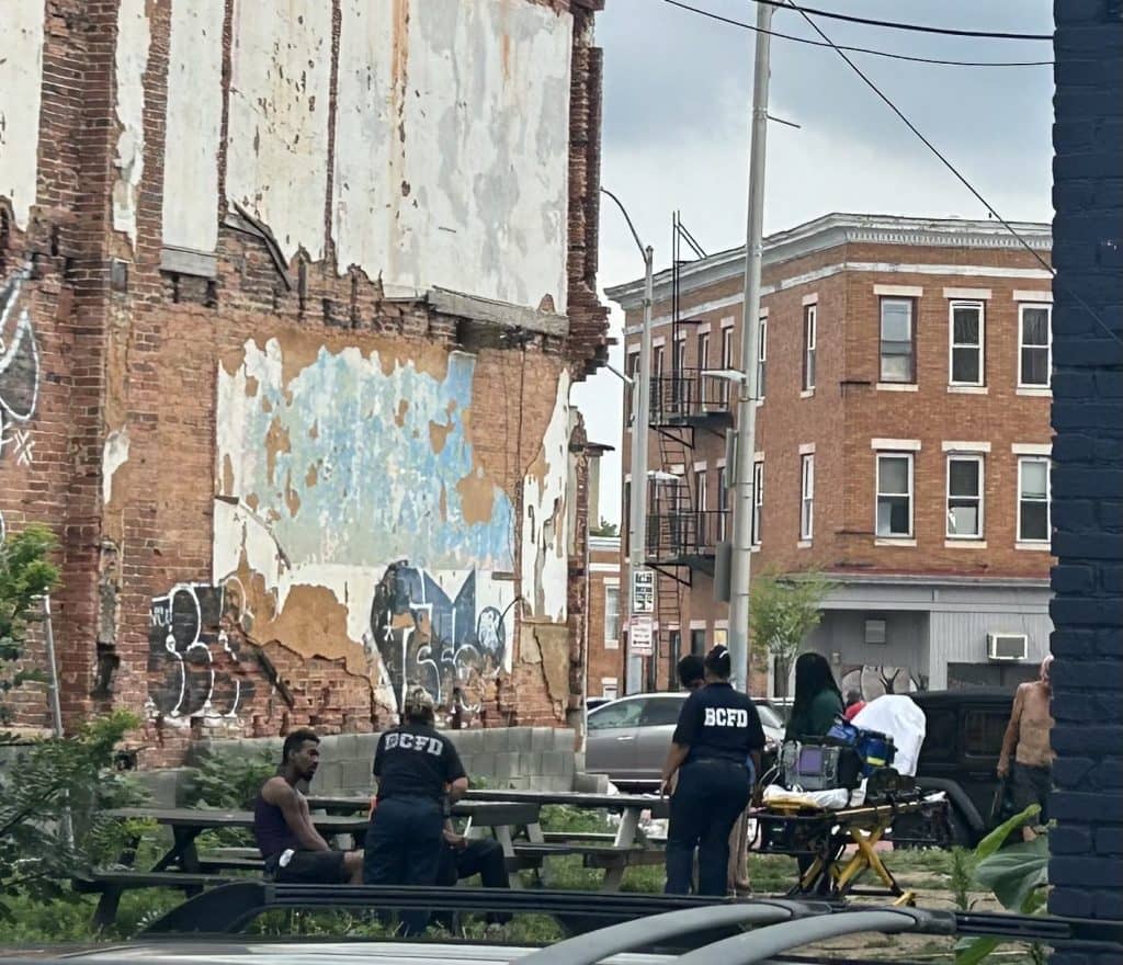 wbalradio's tweet card. Two weeks ago, Baltimore’s Penn North neighborhood was the epicenter of a mass overdose that left 27 people requiring emergency response. First responders and community teams were overwhelmed as they...